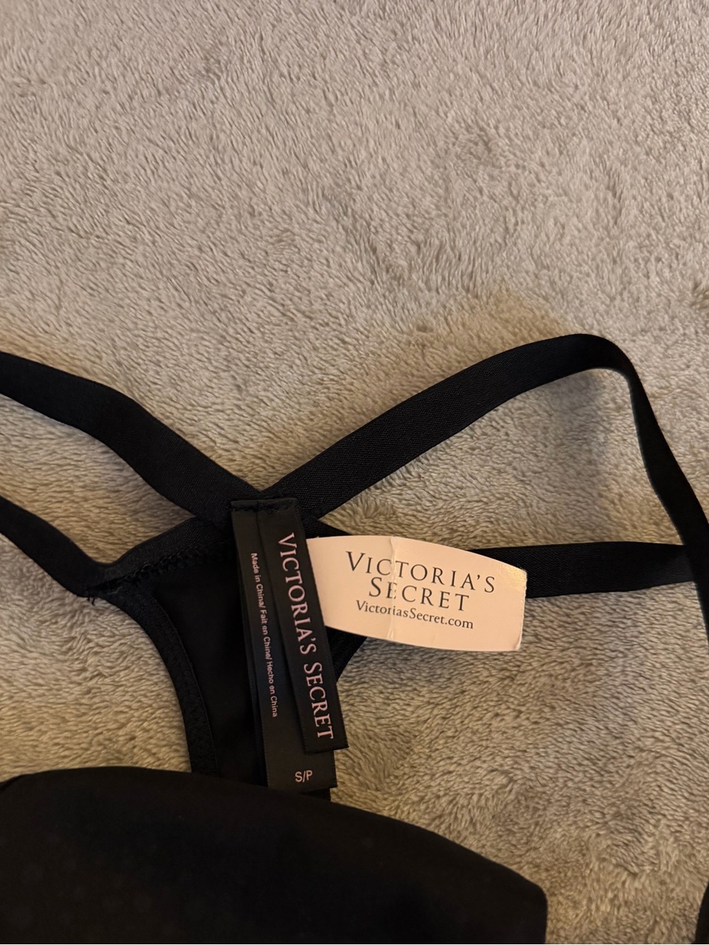 Victoria’s Secret 2014 fashion show black satin bow rhinestone panty - Picture 6 of 7